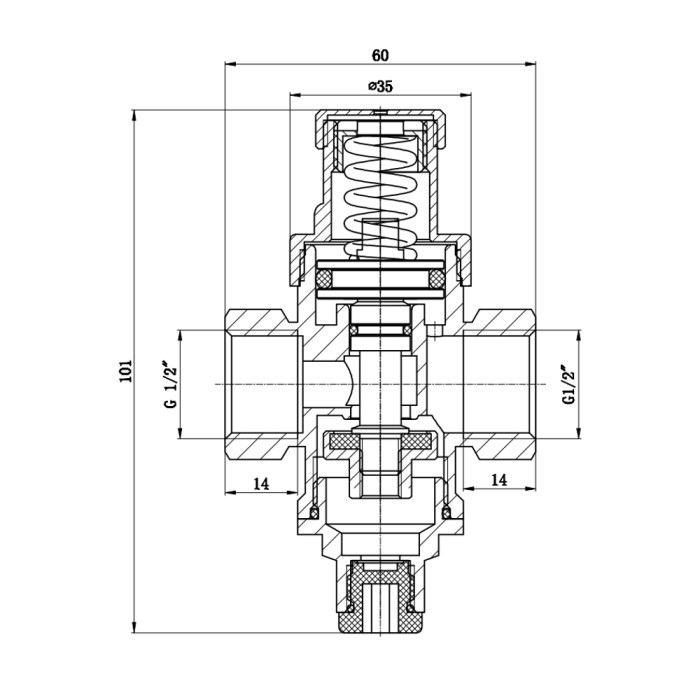 Редуктор SD Forte 1/2" SF241W15 (SF241W15)