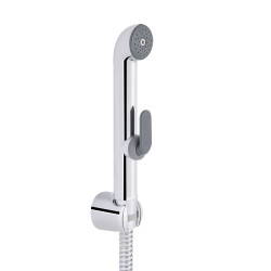Набор для гігієнічного душу Qtap Inspai-Varius округлий QTSETCRMA021 Chrome/Grey (Set) (QTSETCRMA021)