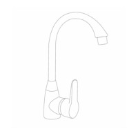 Змішувач для кухні Brinex 35B 007 (BRIN35B007)
