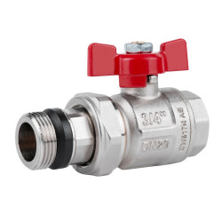Кран кульовий "Американка" Icma 3/4" з антипротіканням прямий №348 (87348AE11)