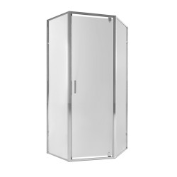 Душова кабіна Qtap Leo CRM10995-AC6 90х90 см, скло Clear, CalcLess, 6 мм без піддона (LEOCRM10995AC6)
