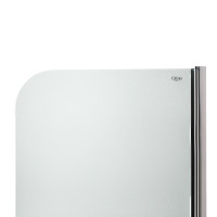 Штора на ванну Qtap Standard CRM407513APR скло Pear 6 мм, 75х140 см, права (STDCRM407513APR)