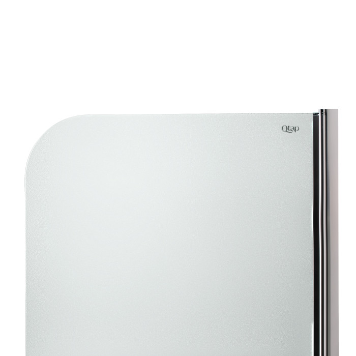 Штора на ванну Qtap Standard CRM407513APR скло Pear 6 мм, 75х140 см, права (STDCRM407513APR)