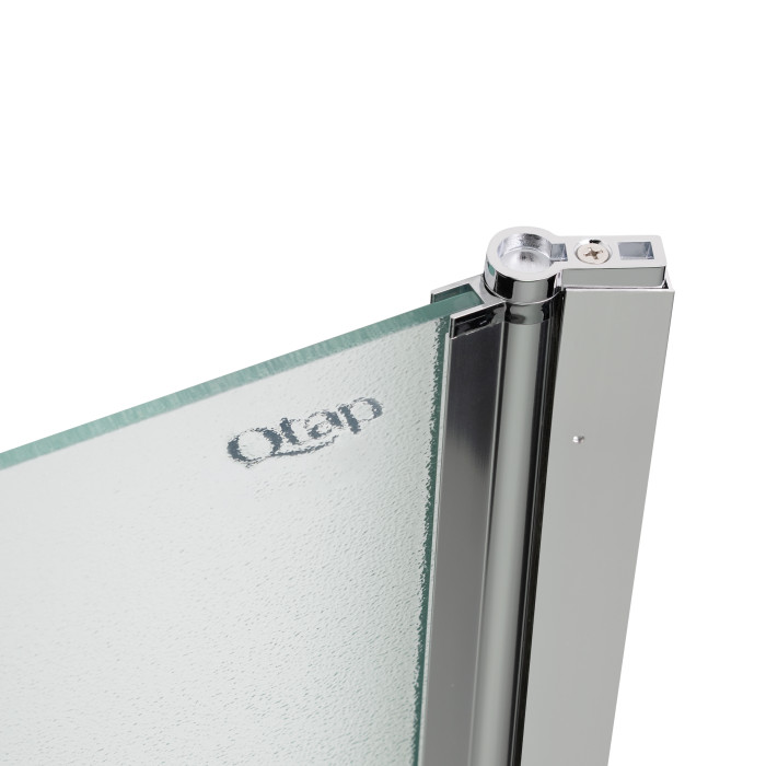 Штора на ванну Qtap Standard CRM407513APR скло Pear 6 мм, 75х140 см, права (STDCRM407513APR)