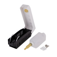 Диспенсер для мила Qtap Pohodli DM350WP1 White (Pobut) (DM350WP1)
