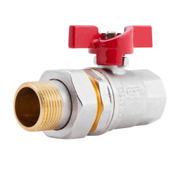 Кран кульовий "Американка" SD Plus прямий 3/4" ВЗ SD220W20 (SD220W20)