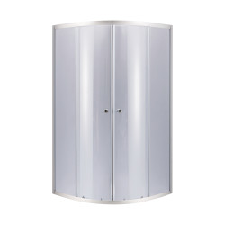 Душова кабіна Lidz Latwa SC90x90.SAT.LOW.GR, скло тоноване 4 мм без піддона (LLSC9090SATLOWGR2)