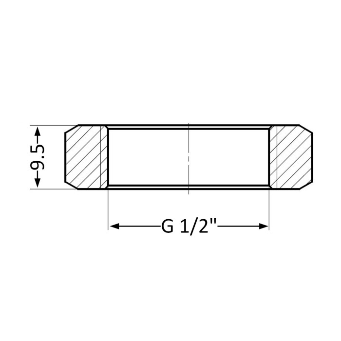 Контргайка SD Plus 1/2" SD40115 (SD40115)