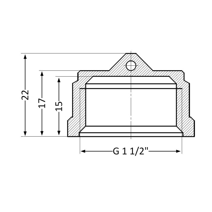 Заглушка SD Plus 1 1/2" ВР SD40240 (SD40240)