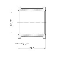 Муфта SD Plus 1/2" ВР SD40415 (SD40415)