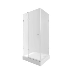 Набір Qtap душова кабіна Capricorn CRM1018RC6 Clear 2020x1000x800 мм + піддон Tern 301812C 100x80x12 см з сифоном (CAPCRM1018RC6SET)