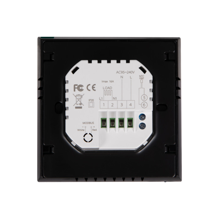 Thermo Alliance Проводящий недельный термостат(16A+NTC) с WiFi BHT-3000-GBLW ()