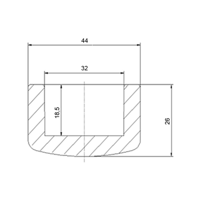 Заглушка PPR Blue Ocean 32 (BOCAPX32XXXXX)