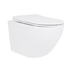 Унітаз підвісний Qtap Jay безободковий Ultra Quiet з сидінням Soft-close QT07335177W (QT07335177W)