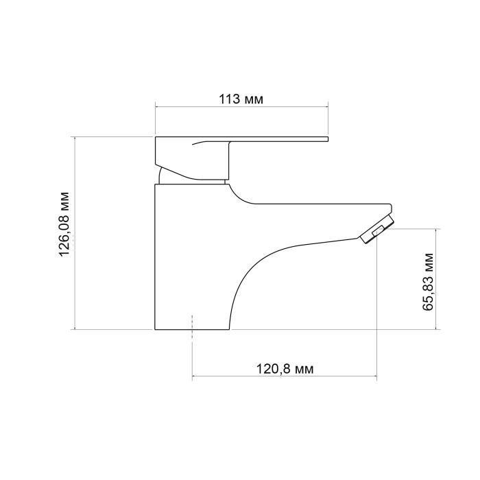 Змішувач для раковини Lidz Tani 001F1 (k40) LDTAN001F1CRM44957 Chrome (LDTAN001F1CRM44957)