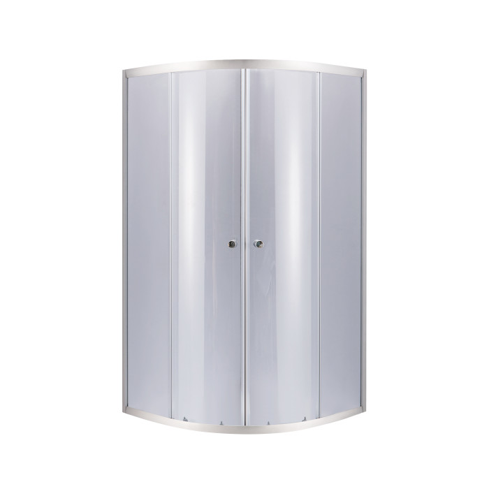 Душова кабіна Lidz Latwa SC80x80.SAT.LOW.GR, скло тон. 4 мм + Lidz Душовий піддон KAPIELKA ST80x80x15 (LLASC8080SLGSET)