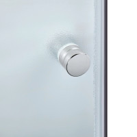 Lidz Wawel SC80x80.SAT.LOW.FR Душова кабіна квадратна, скло Frost 4 мм + Lidz Душовий піддон KAPIELKA ST80x80х14 (LWASC8080SLFSET)