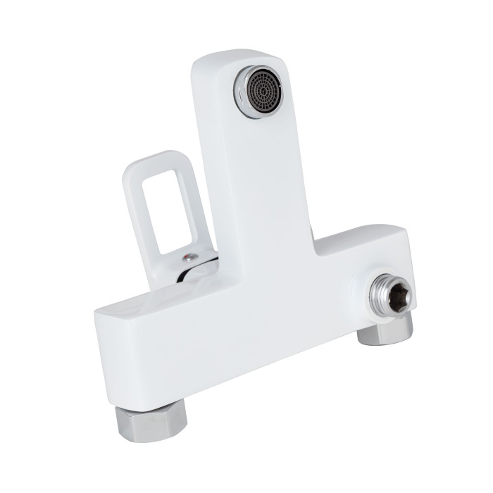 Змішувач для ванни Lidz Wawel 006 (з душовим гарнітуром) (k35) LDWAW006WHI45398 White (LDWAW006WHI45398)