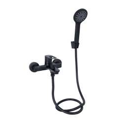 Змішувач для ванни Lidz Latwa 006 (з душовим гарнітуром) (k35) LDLAT006BLA45419 Black (LDLAT006BLA45419)