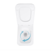 Унітаз підвісний Qtap Gemini безободковий з сидінням Soft-close QT2533076EUQW (QT2533076EUQW)