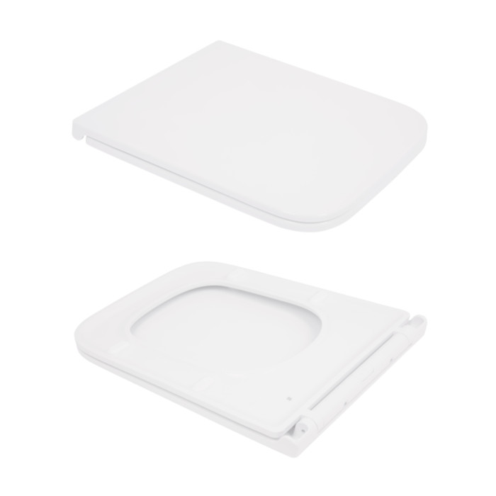 Унітаз підвісний Qtap Gemini безободковий з сидінням Soft-close QT2533076EUQW (QT2533076EUQW)