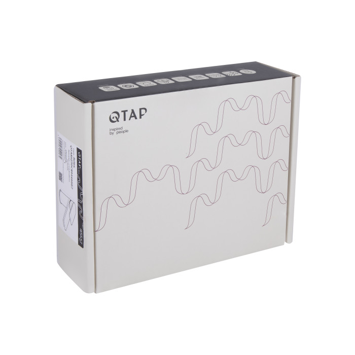 Змішувач для раковини Qtap Aries QTARI270CRM45557 Chrome (QTARI270CRM45557)