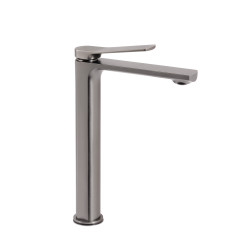 Змішувач для раковини Qtap Slavonice високий QTSLA269GMB45925 Gunmetal Black PVD (QTSLA269GMB45925)