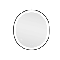 Дзеркало Qtap Gemini 800х700 з LED-підсвічуванням Touch, з антизапотіванням, з димером, рег. темп. кольору (3000-6500K) Reverse QT2578R8072B (QT2578R8072B)