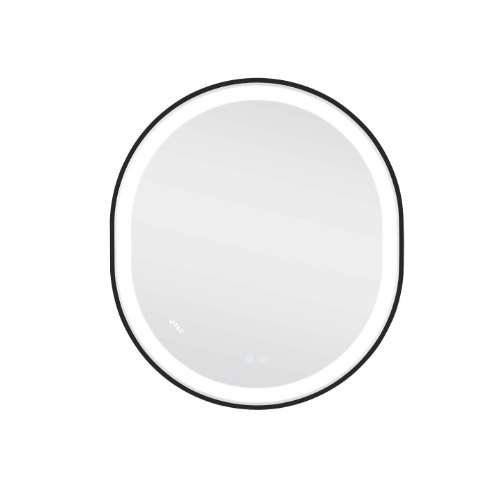 Дзеркало Qtap Gemini 800х700 з LED-підсвічуванням Touch, з антизапотіванням, з димером, рег. темп. кольору (3000-6500K) Reverse QT2578R8072B (QT2578R8072B)