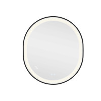 Дзеркало Qtap Gemini 800х700 з LED-підсвічуванням Touch, з антизапотіванням, з димером, рег. темп. кольору (3000-6500K) Reverse QT2578R8072B (QT2578R8072B)