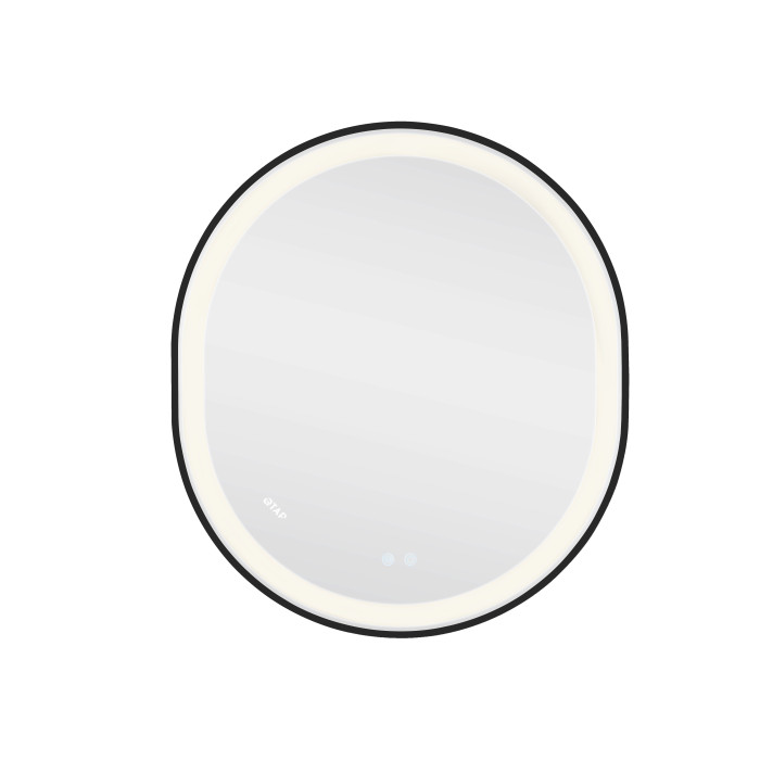Дзеркало Qtap Gemini 800х700 з LED-підсвічуванням Touch, з антизапотіванням, з димером, рег. темп. кольору (3000-6500K) Reverse QT2578R8072B (QT2578R8072B)