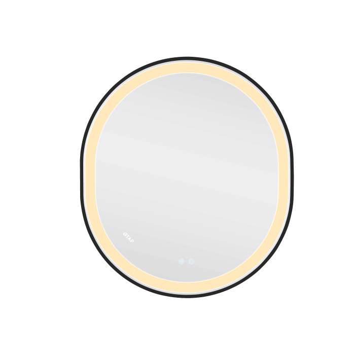 Дзеркало Qtap Gemini 800х700 з LED-підсвічуванням Touch, з антизапотіванням, з димером, рег. темп. кольору (3000-6500K) Reverse QT2578R8072B (QT2578R8072B)