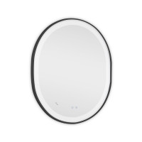 Дзеркало Qtap Gemini 800х700 з LED-підсвічуванням Touch, з антизапотіванням, з димером, рег. темп. кольору (3000-6500K) Reverse QT2578R8072B (QT2578R8072B)
