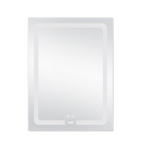 Дзеркало Lidz Kubis 600х800 з LED-підсвічуванням Touch, з антизапотіванням, з димером, рег. яскравості LD78LF9376080 (LD78LF9376080)