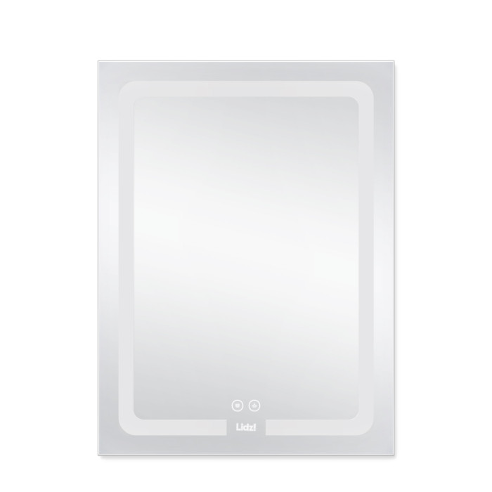 Дзеркало Lidz Kubis 600х800 з LED-підсвічуванням Touch, з антизапотіванням, з димером, рег. яскравості LD78LF9376080 (LD78LF9376080)