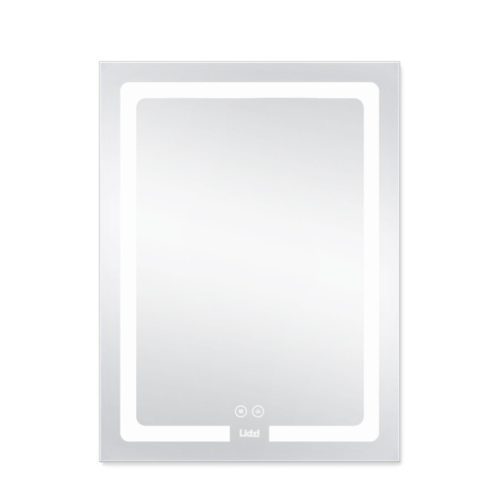 Дзеркало Lidz Kubis 600х800 з LED-підсвічуванням Touch, з антизапотіванням, з димером, рег. яскравості LD78LF9376080 (LD78LF9376080)