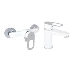 Набір змішувачів Latwa 001 + Latwa 010 White (LDLAT001WHI4542346361)