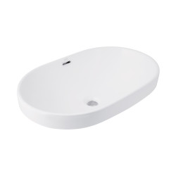 Раковина Qtap Leo 610x405x185 White QT11118014W (QT11118014W)