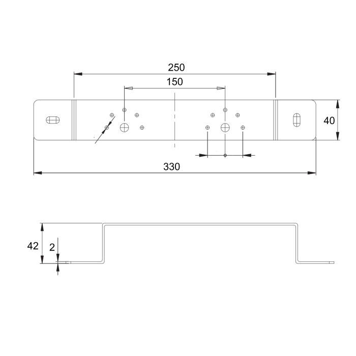 Кронштейн Icma для монтажа гипсокартона 150 № 432 (8143215006)