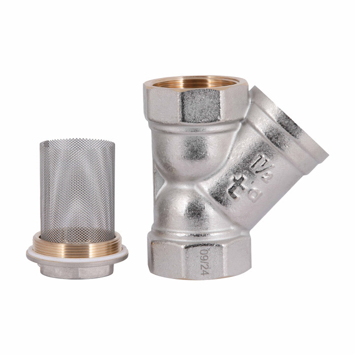 Фільтр грубої очистки Thermo Alliance Standart 1 1/2"ВВ нікель для води косий TAS124W40 (TAS124W40)