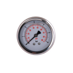 Манометр із гліцерином Thermo Alliancе Forte 6 бар, 1/4"З, заднє підключення TAF171G6B (TAF171G6B)