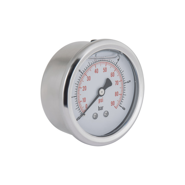 Манометр із гліцерином Thermo Alliancе Forte 6 бар, 1/4"З, заднє підключення TAF171G6B (TAF171G6B)