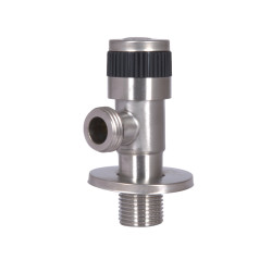 Кран кутовий Thermo Alliance Standart 1/2"Зх3/4"З нерж., з керам. буксою TAS345W1520SS (TAS345W1520SS)