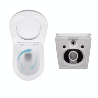 Акційний набір: Унітаз підвісний Jay Ultra Quiet QT07335177W 485х360х320 + Tern Ultra Quiet QT17332303ASW 490x365x325 (QT07335177W47924)