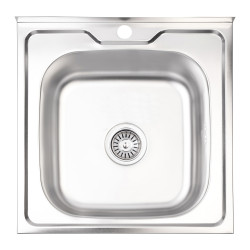 Кухонна мийка Brinex 5050 0,6 мм Satin (BRIN5050SAT06) (BRIN5050SAT06)
