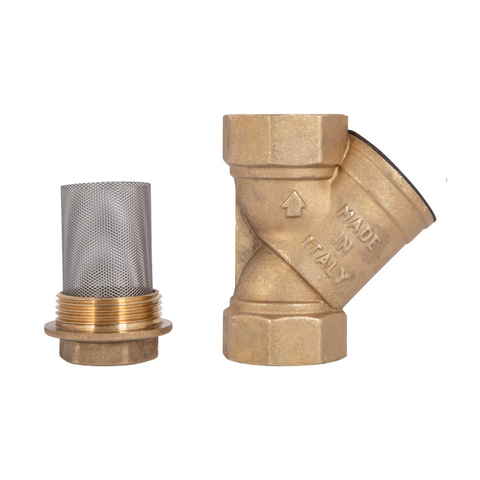 Фільтр косий Icma №50 грубої очистки 1 1/4"ВВ латунний 83050AG05 (83050AG05)