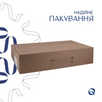 Комплект Qtap Cardinal: Раковина накладна 500×380×140 мм, White, овальна + Донний клапан Pop-up PU02 (QT04116302W48464)