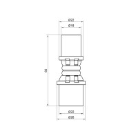 Муфта прес Icma 20х16 №400 (81400BQGH06)