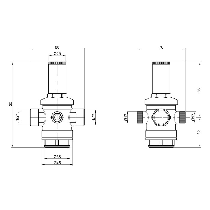 Редуктор Icma 1/2" №246 (91246AD05)