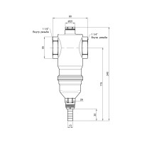 Самопромывочный фильтр Icma 1" 1/4 №745 (82745AG05)